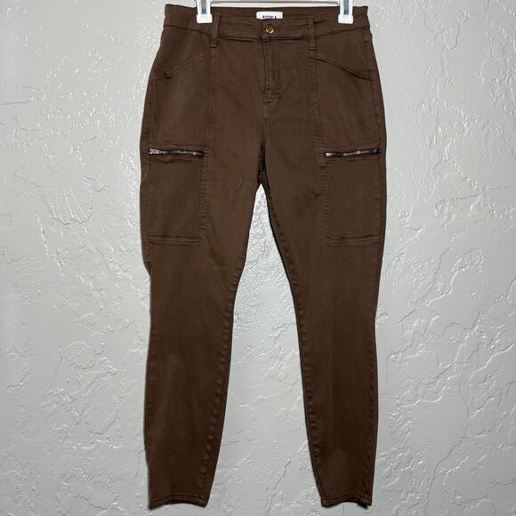 Pistola Pants - Pistola Hannah Cargo Skinny Pants in brown SZ 29